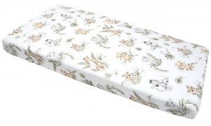 Medi Partners Sábana Bajera Ajustable 60x120cm 100% algodón Ropa de Cama para bebés colchón Saco de Dormir Cuna (Safari)